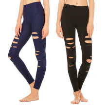 Pantalones con estampado de yoga personalizados para mujeres Pantalones deportivos de yoga con fitness caliente y transpirable